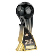 Firestorm Football Trophy | Heavyweight | Trainer of the Week | 240mm | Black & Gold