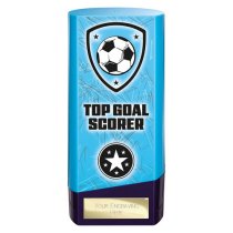 Prime Heavyweight Football Trophy | Top Goal Scorer | 160mm | Blue