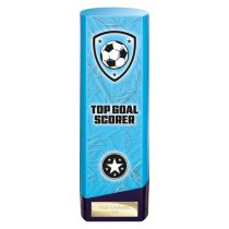 Prime Heavyweight Football Trophy | Top Goal Scorer | 220mm | Blue