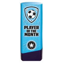 Prime Heavyweight Football Trophy | Player of the Month | 190mm | Blue