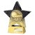 Superstar Football Trophy | Managers Player | 140mm | Black & Gold - PA25051B