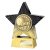 Superstar Football Trophy | Players Player | 140mm | Black & Gold - PA25058B