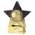 Superstar Football Trophy | Top Scorer | 140mm | Black & Gold - PA25060B