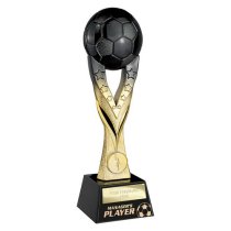 Extreme Football Trophy | Managers Player | 255mm | Black & Gold