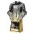 Invincible Football Shirt Trophy | Thank you Coach | 220mm | Black & Silver - PX25392D