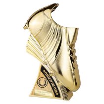 Power Boot Football Trophy | Heavyweight | Player of the Year | 250mm | Gold