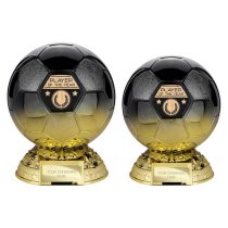 Elite Football Trophy | Heavyweight | Player of the Year | 185mm | Black & Gold