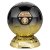 Elite Football Trophy | Heavyweight | Parents Player | 185mm | Black & Gold - PM25403C