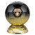 Elite Football Trophy | Heavyweight | Most Improved | 185mm | Black & Gold - PM25405C