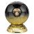 Elite Football Trophy | Heavyweight | Top Goal Scorer | 185mm | Black & Gold - PM25407C