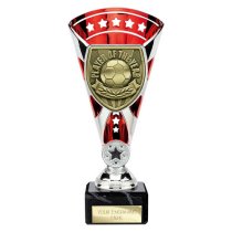 Cobra Star Football Trophy | Player of the Year | 210mm | Red