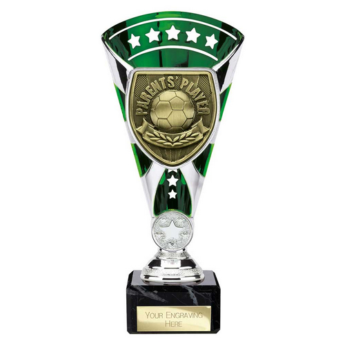 Cobra Star Football Trophy | Parents Player | 210mm | Green