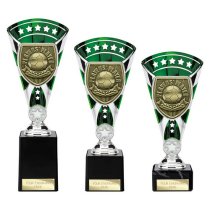 Cobra Star Football Trophy | Players Player | 210mm | Green