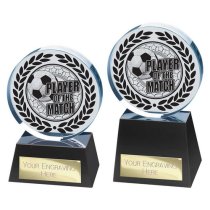 Emperor Crystal Football Trophy | Player of the Match | 155mm | Clear