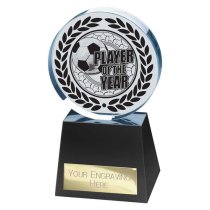 Emperor Crystal Football Trophy | Player of the Year | 155mm | Clear