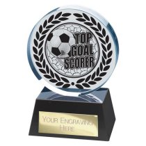 Emperor Crystal Football Trophy | Top Scorer | 125mm | Clear