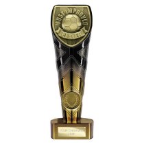 Fusion Cobra Football Trophy | Most Improved | 200mm | Black & Gold