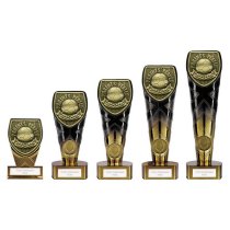 Fusion Cobra Football Trophy Plaque | Parents Player | 110mm | Black & Gold