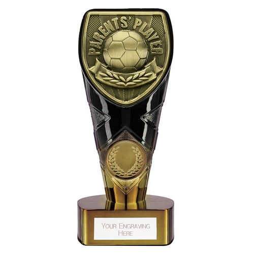 Fusion Cobra Football Trophy | Parents Player | 150mm | Black & Gold