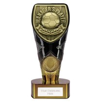 Fusion Cobra Football Trophy | Managers Player | 150mm | Black & Gold