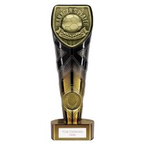 Fusion Cobra Football Trophy | Managers Player | 200mm | Black & Gold