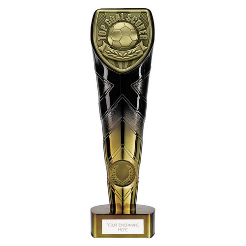 Fusion Cobra Football Trophy | Top Scorer | 225mm | Black & Gold