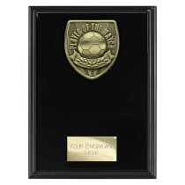 Cobra Plaque Football Trophy | Player of the Match | 175mm | Black