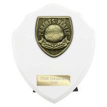 Cobra Shield Football Trophy | Parents Player | 150mm | White