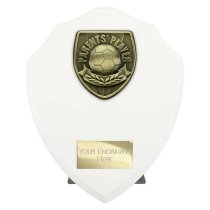 Cobra Shield Football Trophy | Parents Player | 175mm | White