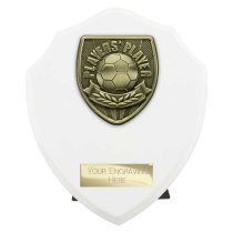 Cobra Shield Football Trophy | Players Player | 150mm | White