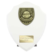 Cobra Shield Football Trophy | Player of the Year | 175mm | White