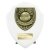 Cobra Shield Football Trophy | Thank you Coach | 125mm | White - PT25112B