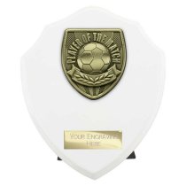 Cobra Shield Football Trophy | Player of the Match | 150mm | White