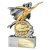 Hero Female Football Trophy | Most Improved | 140mm | Silver & Gold - RF25053A