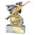 Hero Female Football Trophy | Player of the Match | 140mm | Silver & Gold - RF25055A