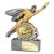 Hero Male Football Trophy | Parents Player | 140mm | Silver & Gold - RM25054A