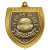 Cobra Shield Football Medal | Players Player | 75mm | Gold - MM25110G