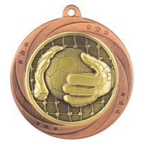 Superstar Goalkeeper Medal | 60mm | Bronze