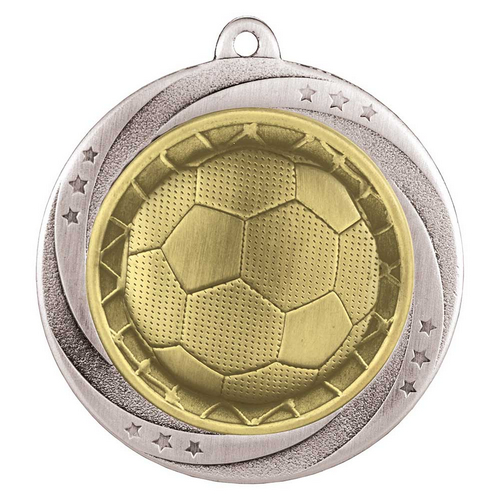 Superstar Football Medal | 60mm | Silver