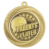 Superstar Football Medal | Parents Player | 60mm | Gold