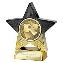 Superstar Referee Trophy | 110mm | Black & Gold