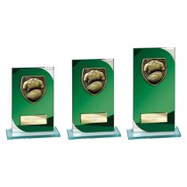 Seismic Cobra Rugby Trophy | Green | 150mm