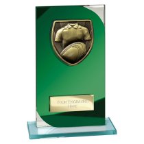 Seismic Cobra Rugby Trophy | Green | 170mm