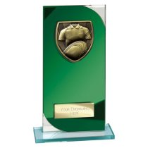 Seismic Cobra Rugby Trophy | Green | 190mm