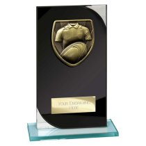 Seismic Cobra Rugby Trophy | Black | 170mm