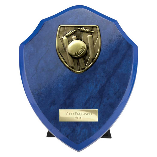 Cobra Shield Cricket Trophy | Blue | 175mm