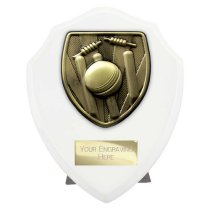 Cobra Shield Cricket Trophy | White | 125mm