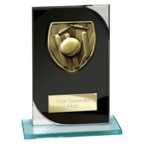 Seismic Cobra Cricket Trophy | Black | 150mm