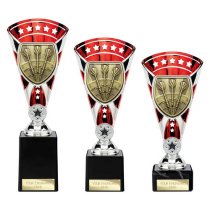 Cobra Star Darts Trophy | Red & Silver | 210mm