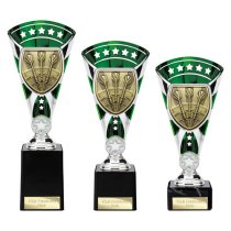 Cobra Star Darts Trophy | Green & Silver | 210mm